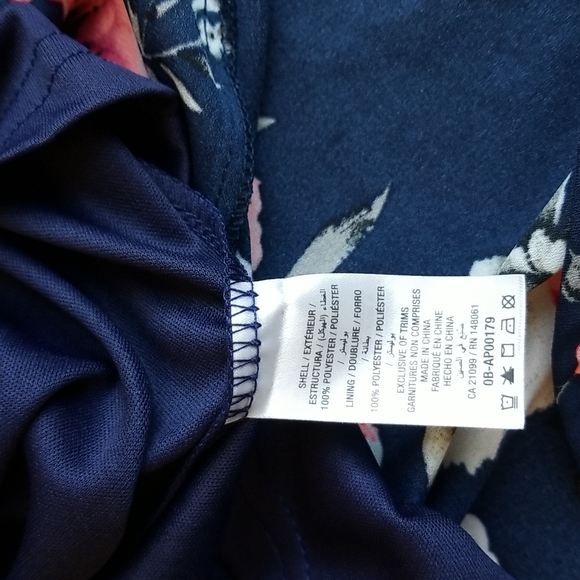 (M) NWT Ardene Floral Print Cold Shoulder Dress Summer Bohemian Indie Vacation - Picture 11 of 13